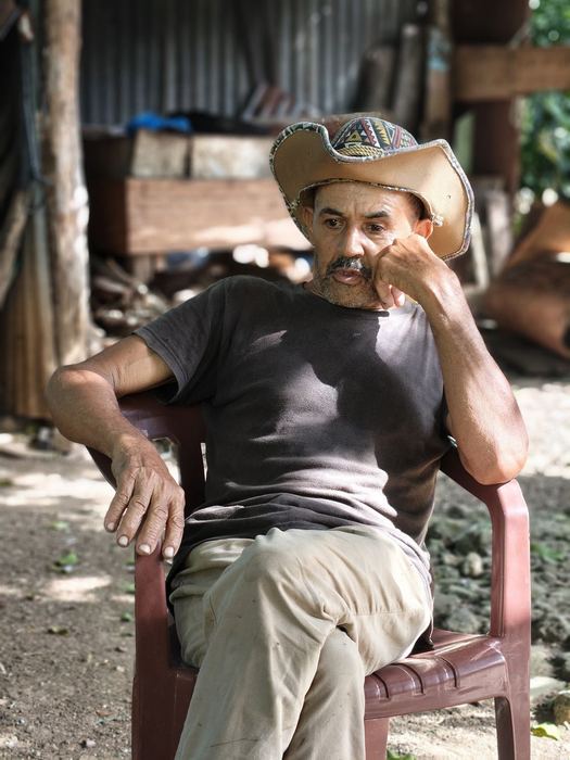 Trabalhador da roça doente ou acidentado